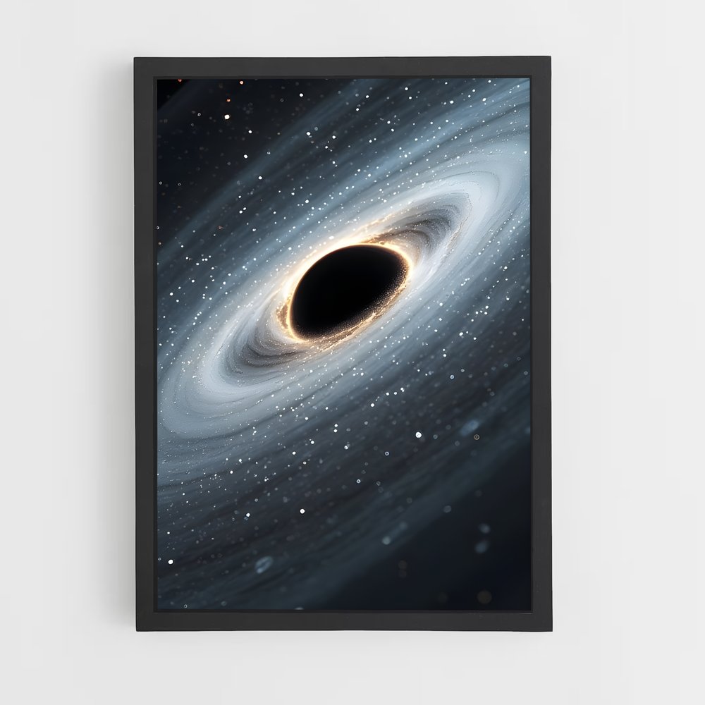 Poster Eclipse Galactique – affiche Trou Noir (vue 2)